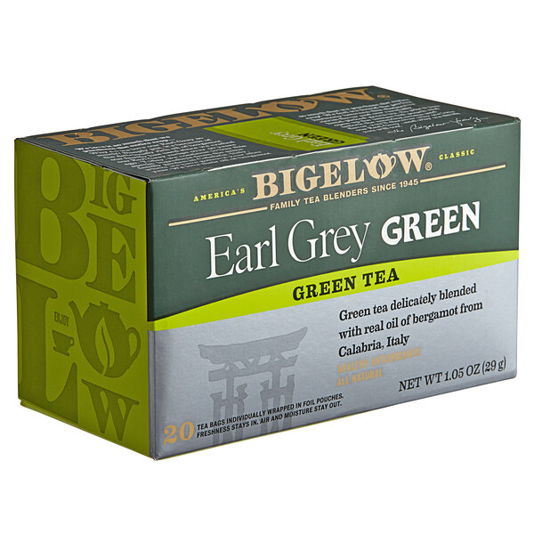 Bigelow Earl Grey Green Tea Bags 20/Box