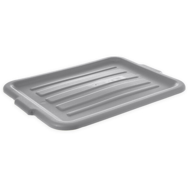 Carlisle N4401223 Comfort Curve 20" x 15" Gray Polypropylene NSF Bus