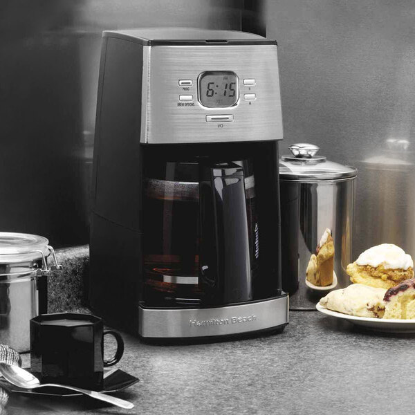 Hamilton Beach 43254R Black and Stainless Steel 12 Cup Coffee Maker