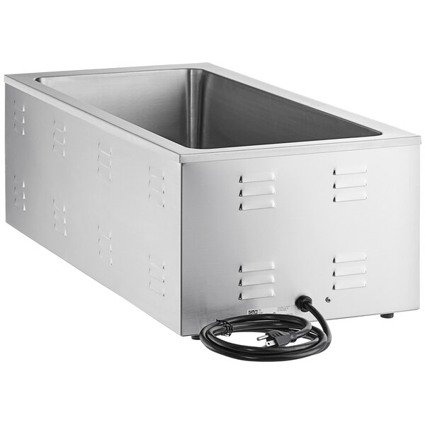 Nemco 6055A43 4/3 Size Countertop Food Warmer with 31" Long Exterior 120V, 1500W