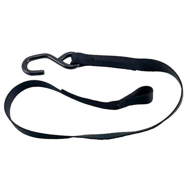 A black Magliner self-retracting strap with a hook.