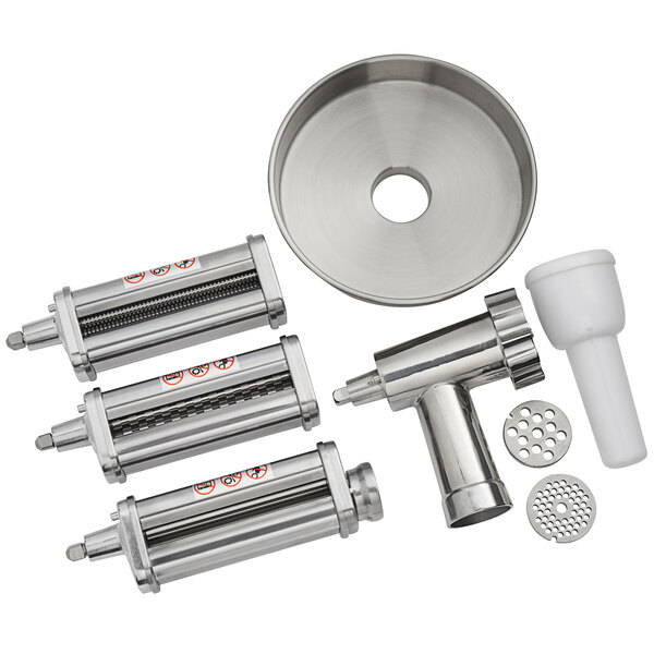 Avantco 177MIX8XMGP 5 Hub Meat Grinder and Pasta Roller/Cutter