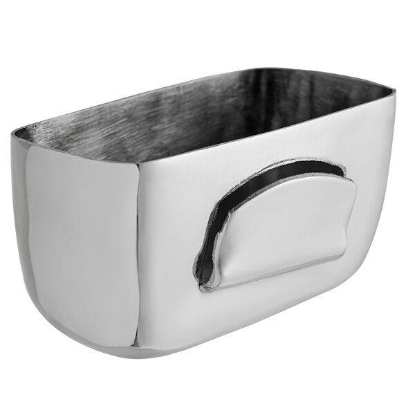 Vollrath 46796 2 1/2" Stainless Steel Condiment Caddy / Card Holder