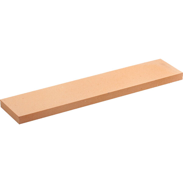 A rectangular piece of wood with a flat surface.