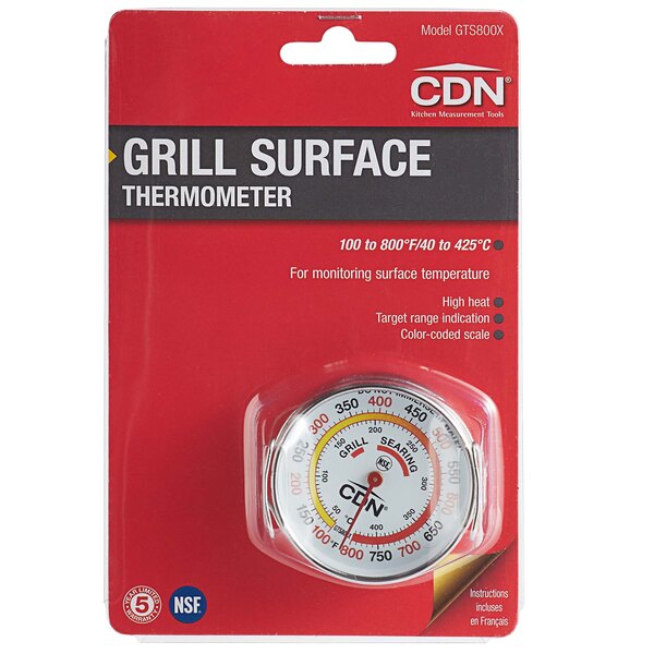 CDN GTS800X ProAccurate 2" Dial Grill Thermometer