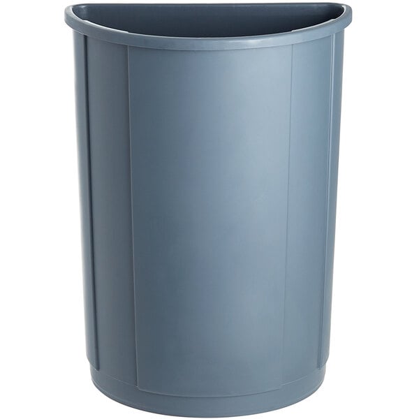 Lavex 21 Gallon Blue Corner Round Trash Can