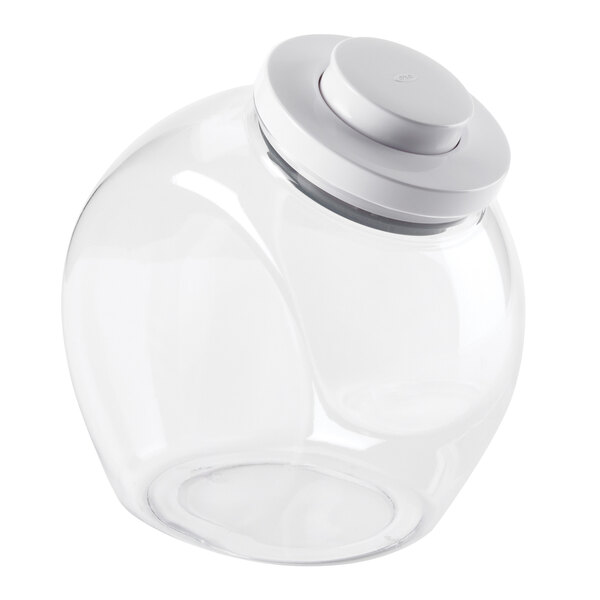 OXO Snack Jar with White POP Lid - WebstaurantStore