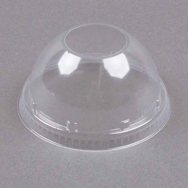 Dart DLR662 Conex Clear Dome Lid with 1" Hole - 1000/Case