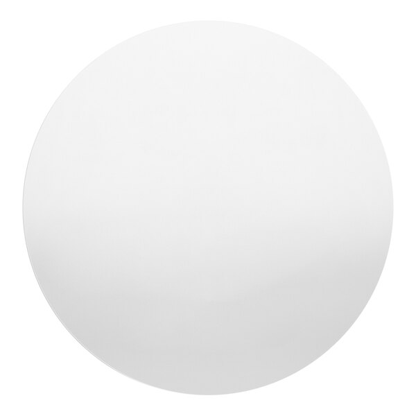 A round glass shelf designed for the Avantco BCR-15-HC refrigerated display case.