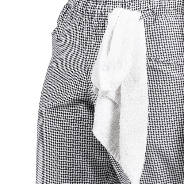 Chef 4101 Women's Houndstooth Customizable Chef Pants L