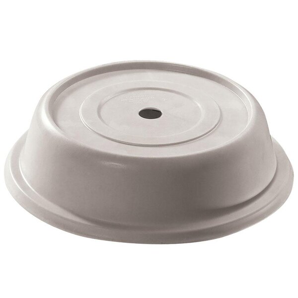 Cambro 99VS380 Versa Camcover 9 9/16" Ivory Round Plate Cover - 12/Case