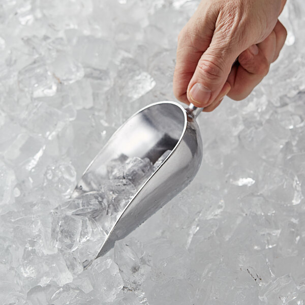 Vollrath 86 Oz Aluminum Ice Scoop - NSF Approved For Commercial Use, Ergonomic Handle - View #5