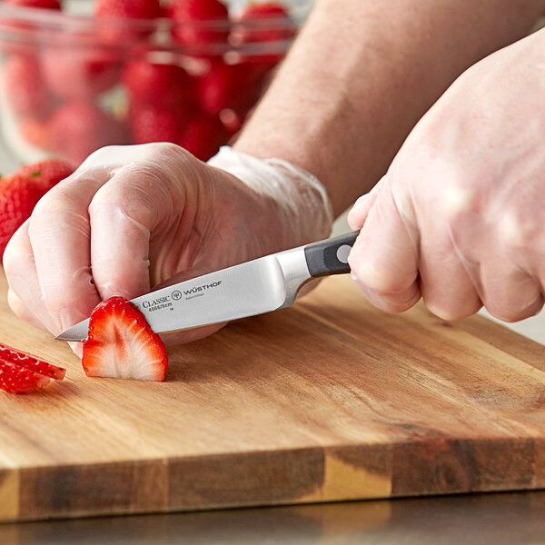 Wusthof 1040100409 Classic 3 1/2" Smooth Edge Paring Knife with