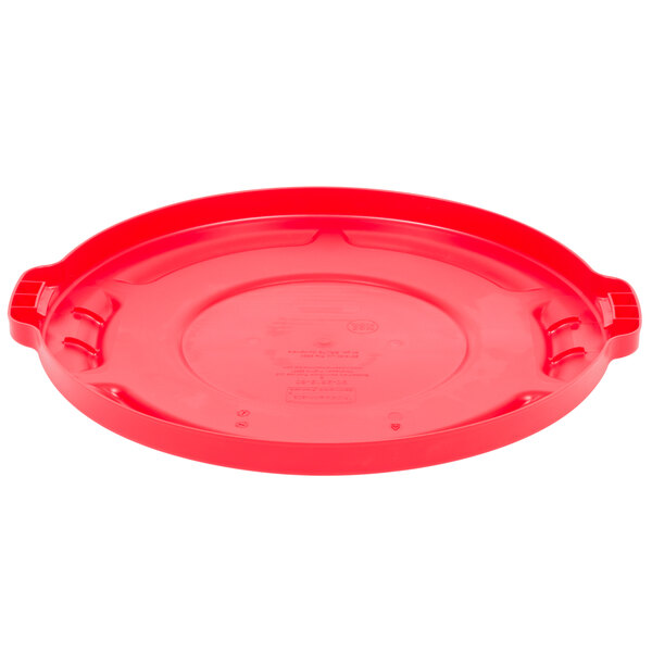 Rubbermaid FG261960RED BRUTE 20 Gallon Red Round Trash Can Lid