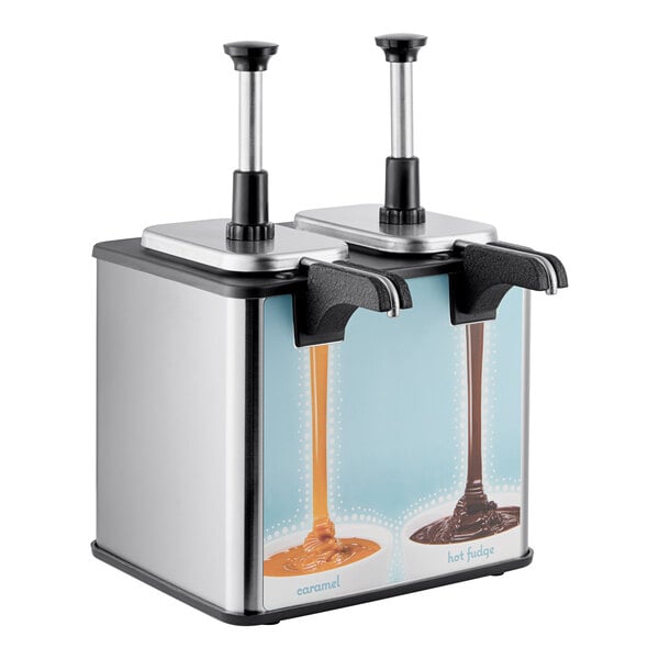 Server EZT 85899 EZ-Topper 48 oz. 4-Pouch Twin Topping