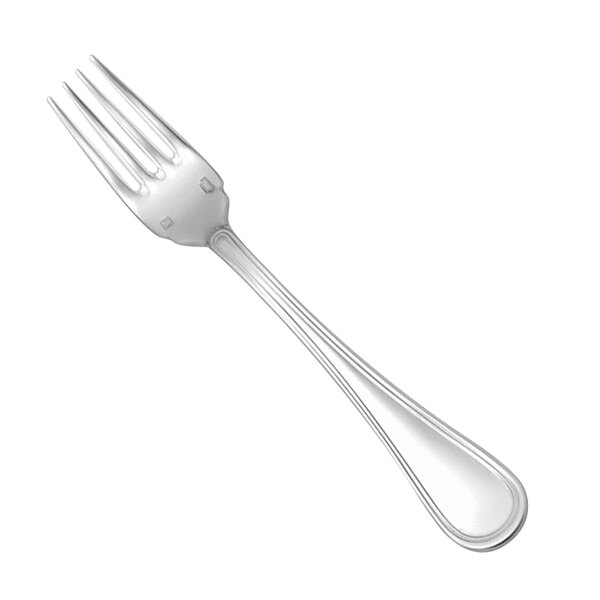 A Sant'Andrea Bellini stainless steel oyster/cocktail fork with a silver handle.