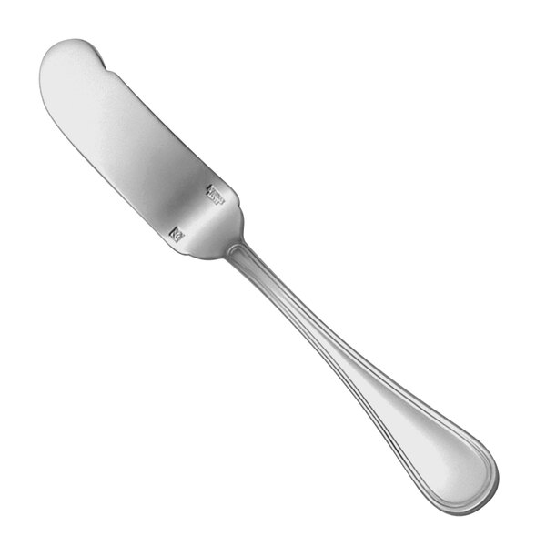 A Sant'Andrea Bellini stainless steel butter spreader with a handle.