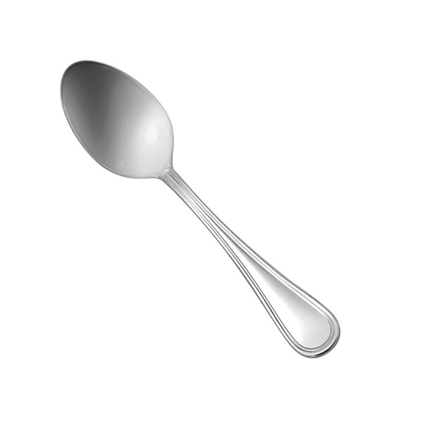 A Sant'Andrea Bellini stainless steel coffee spoon with a silver handle.