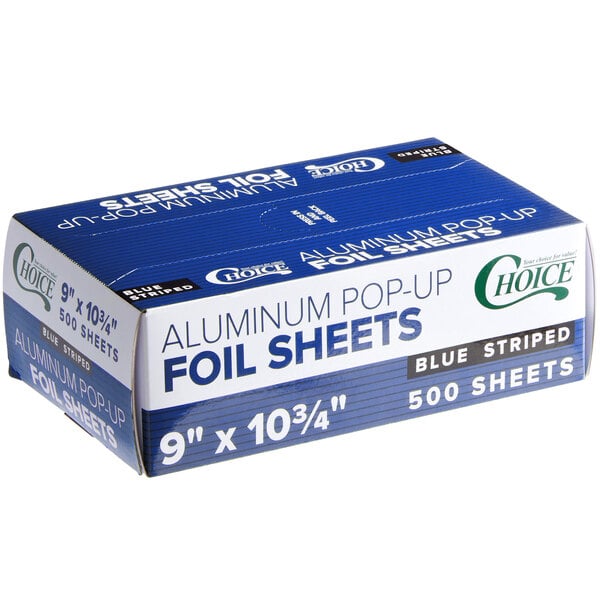 Aluminum Foil Pop-Up Sheets - 9 x 10 3/4