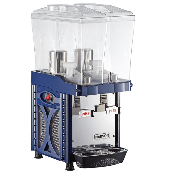 Narvon D26G2S Double 2.6 Gallon Bowl Refrigerated Beverage Dispenser