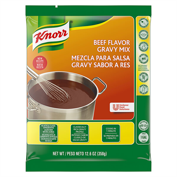 Knorr Beef Gravy Mix 6/Case (12.66 oz. Packs)