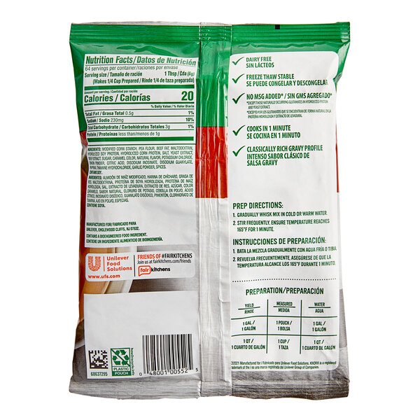 Knorr Beef Gravy Mix 6/Case (12.66 oz. Packs)