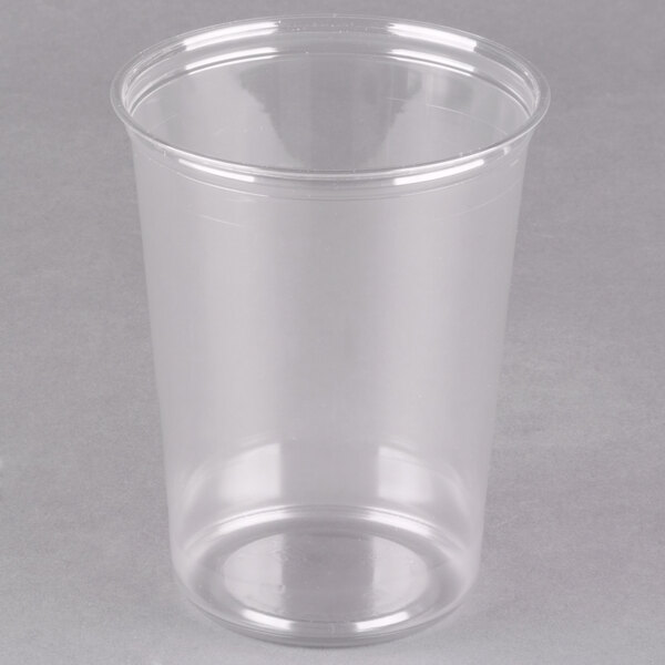 FabriKal Alur 32 oz. Recycled Clear PET Plastic Round Deli Container