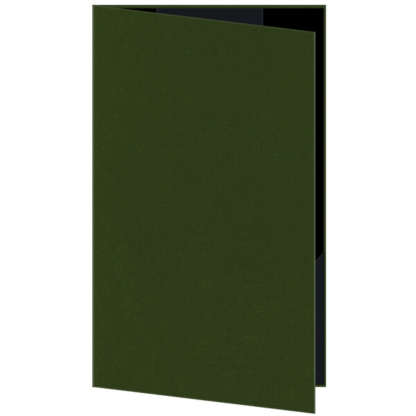 H. Risch 5000HCRCC 5" x 9" Customizable Green Double Panel Check