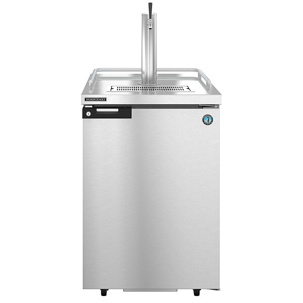 Hoshizaki DD24S Stainless Steel Single Tap Kegerator Beer Dispenser