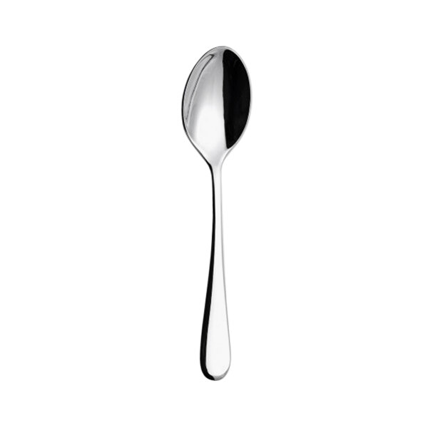 A Sola stainless steel coffee spoon with a silver handle.
