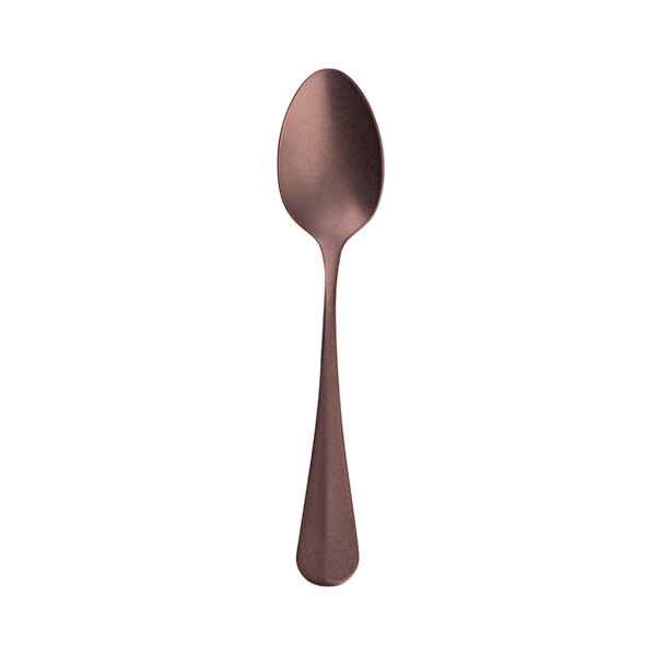 Stainless Steel Set of 4 Dessert Copper Finish Spoon 