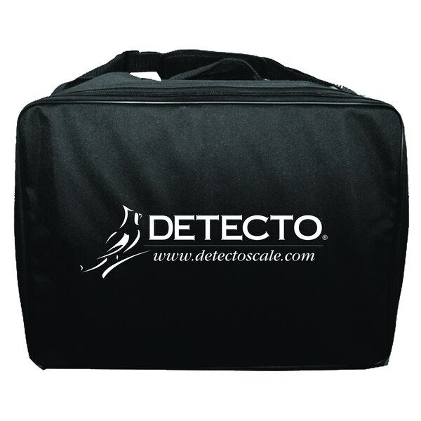 A black duffel bag with white text for Cardinal Detecto 8440 Pediatric Scale.