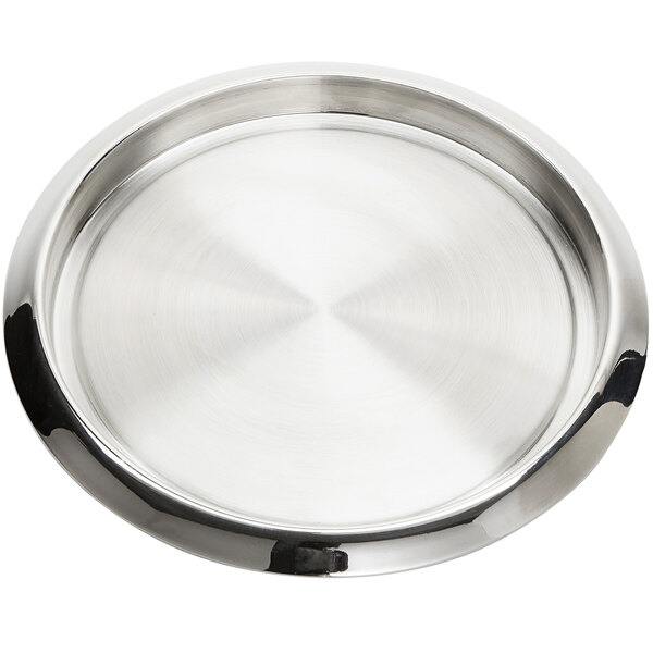 American Metalcraft SSBT11 11" Round Stainless Steel Bar Tray