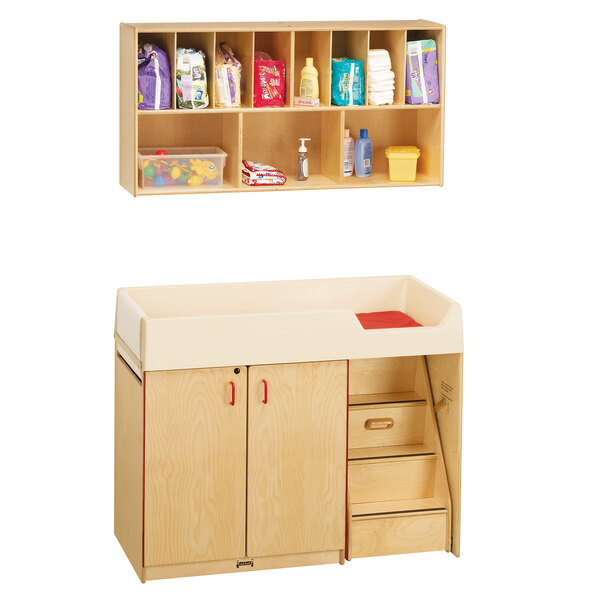 JontiCraft Baltic Birch 5142JC Combo Wood Diaper Changing