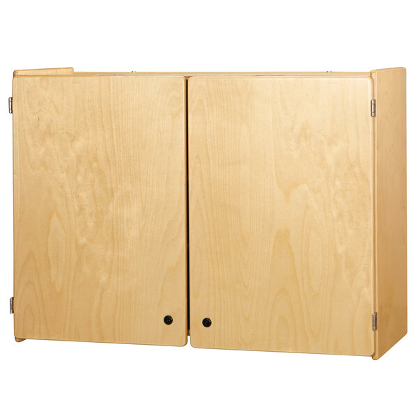 JontiCraft Baltic Birch 0945JC 35" x 15 1/2" x 26" Lockable Wood Wall