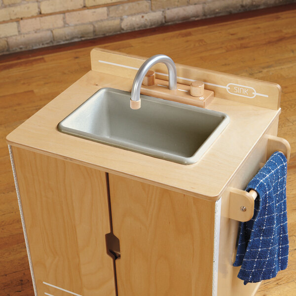 JontiCraft TrueModern 1708JC 22" x 15" x 25" Play Kitchen Sink