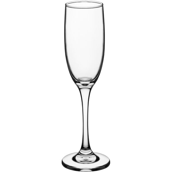 1 Pack 6oz White Bridal Champagne Flutes, Wine Glasses, Travel Glasses