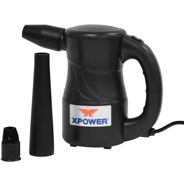 A black XPOWER high velocity electric duster and blower.