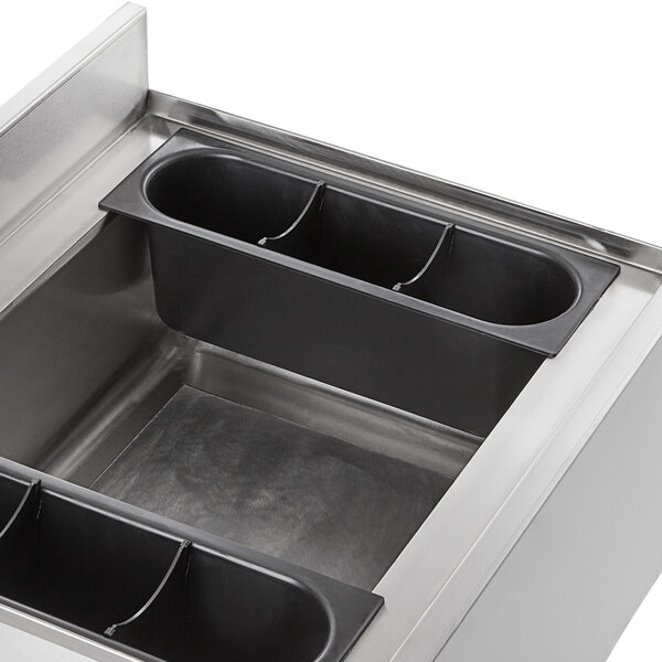 Regency 21" x 24" Underbar Ice Bin with 7 Circuit PostMix Cold Plate