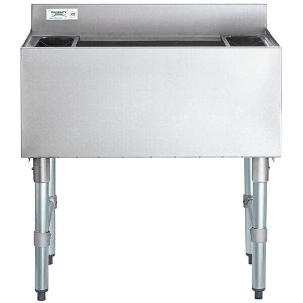 ICE CHEST 1522 DROP-IN 8 CIRCUIT POST-MIX COLD PLATE WITH LIDS 60 LBS ICE  CAPACITY - DI-1522-8, Beverage Equipment