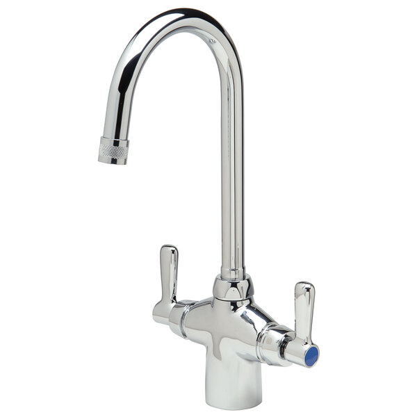 Zurn Elkay Z826B1XL AquaSpec Deck Mount Laboratory Faucet with 5 3/8" Gooseneck Spout (2.2 GPM