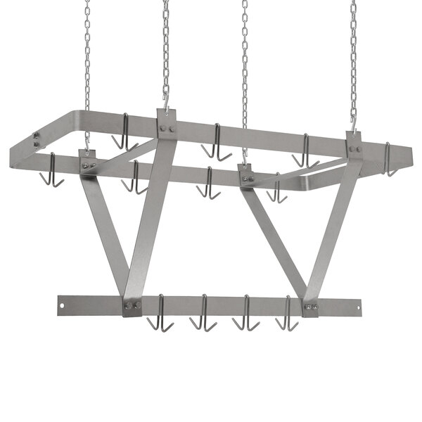 Eagle Group CM48PR Stainless Steel CeilingMounted Pan / Pot Rack with