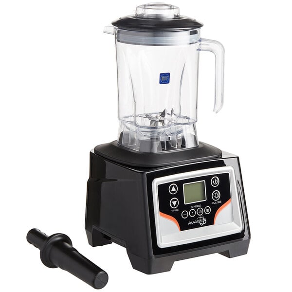 AvaMix BX1100E 3 1/2 hp Commercial Blender with Touchpad Control, Timer, Adjustable Speed, and 48 oz. Tritan Container
