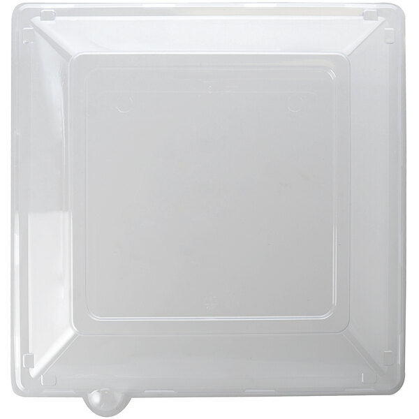 Fineline 42ST10L Conserveware PETE Lid with Vent for 10 1/4" Square Plate/Tray - 200/Case