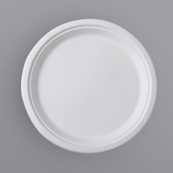 Fineline 42RP10 Conserveware 10" Bagasse Round Plate - 500/Case