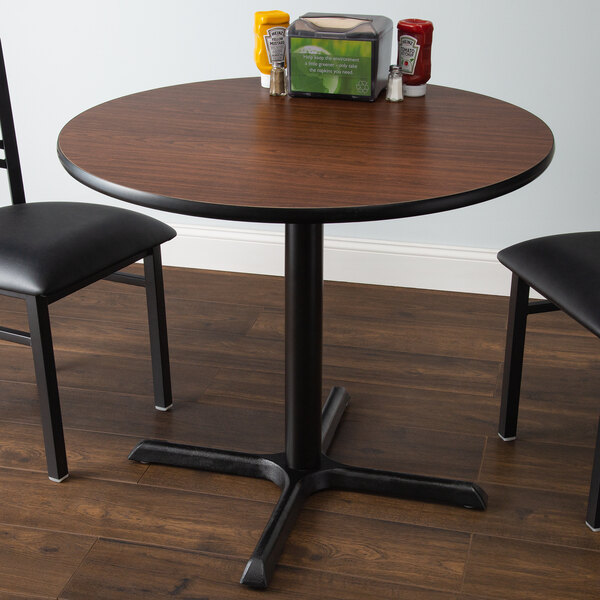 Lancaster Table Seating 36 Laminated, How Big Is A 36 Inch Round Table