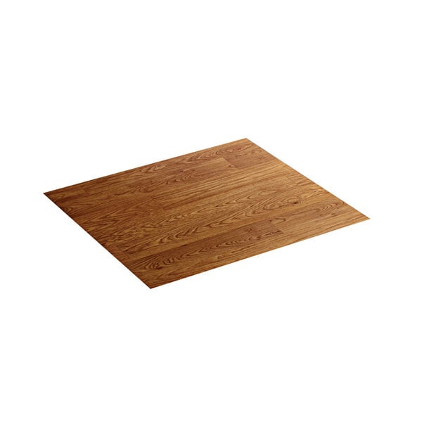 A Palmer Snyder American Plank Vinyl Portable Dance Floor panel with a wood surface.
