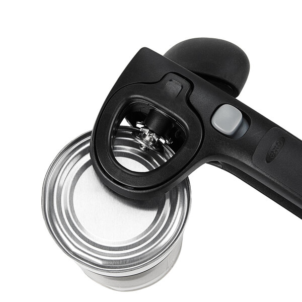 OXO 1101780 Good Grips Handheld Locking Can Opener with Lid Catch