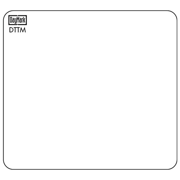 A white square DayMark TherMark label with black text.