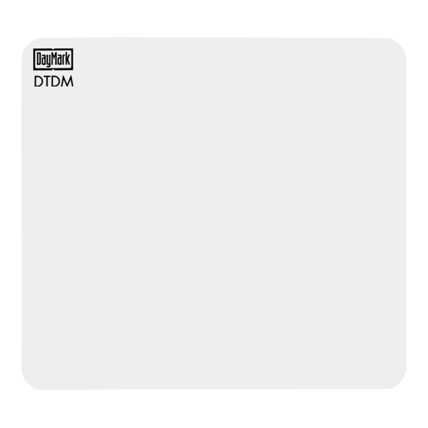 A white square DayMark Dissolvable label with black text.